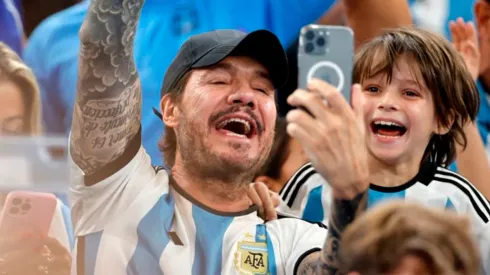 Marcelo Tinelli en el Mundial de Qatar.