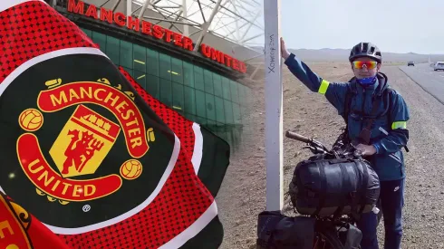 Viajó más de 9000km desde Mongolia hasta la casa del Manchester United
