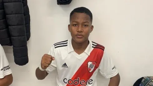 Estevis López, la nueva joya de las inferiores de River.
