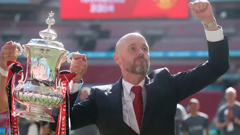 Erik ten Hag campeón de la FA Cup como entrenador del Manchester United

