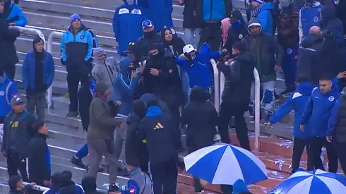 Violencia en la popular local.