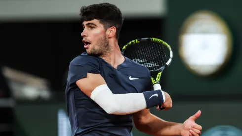 Carlos Alcaraz en Roland Garros.
