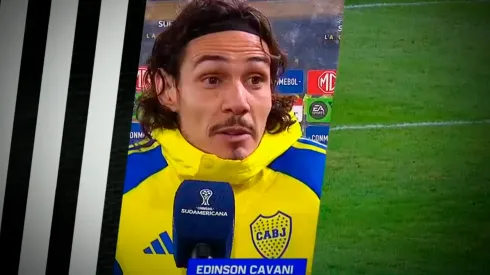 La insólita pregunta que fastidió a Edinson Cavani tras la goleada de Boca: "Yo qué se"