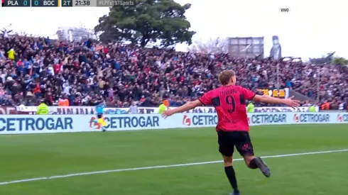 El festejo de Mateo Pellegrino.