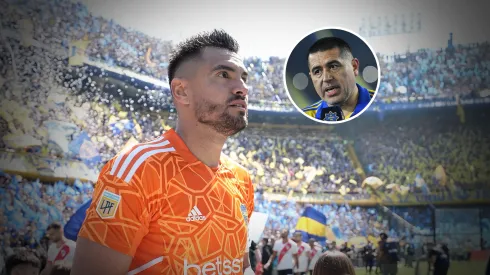 Sergio Romero y Juan Román Riquelme