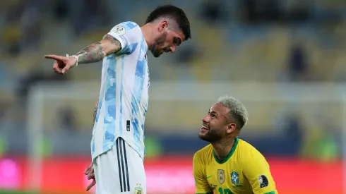 No se sabía: la confesión que le hizo Rodrigo de Paul a Neymar en plena final de la Copa América 2021