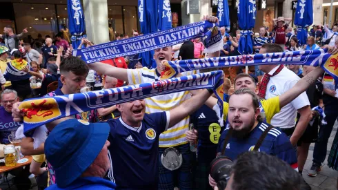 Hinchas de Escocia en la Eurocopa en Alemania (IMAGO)
