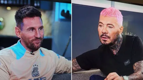 Lionel Messi, entrevistado por Marcelo Tinelli.
