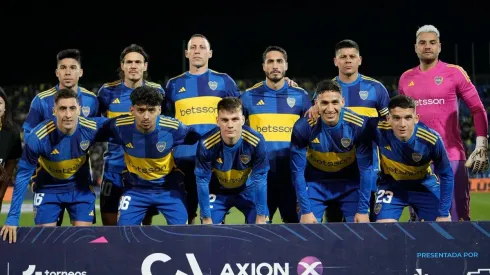 Los titulares de Boca ante Almirante Brown.
