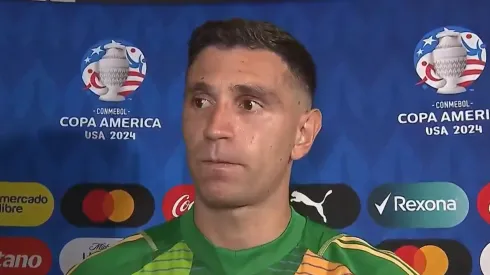 Dibu Martínez, el arquero de Argentina.