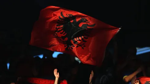 Los hinchas albaneses, de los más ruidosos.

