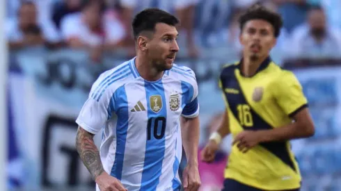 Argentina y Ecuador se enfrentaron en Chicago antes de la Copa América.
