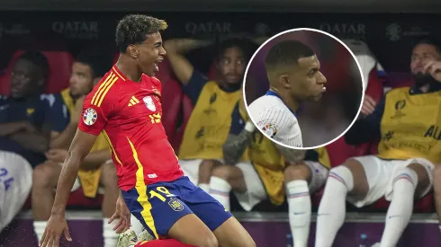 La reacción de Kylian Mbappé al gol de Lamine Yamal en España vs. Francia