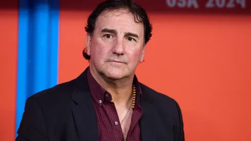 Néstor Lorenzo, entrenador de Colombia en la previa de la final contra Argentina