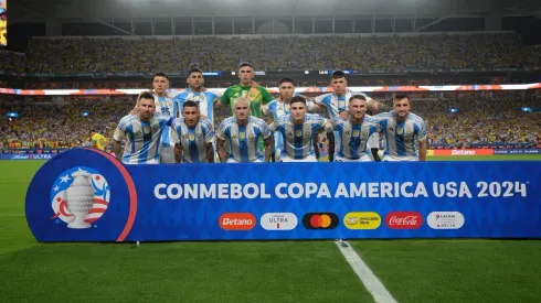 Los once titulares de Argentina ante Colombia.
