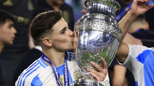 Julián Álvarez, bicampeón de la Copa América.
