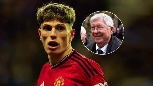 Sir Alex Ferguson describió en tres palabras lo que significa Alejandro Garnacho para el Manchester United 
