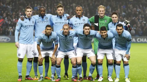 Manchester City, durante la temporada 2012-13.
