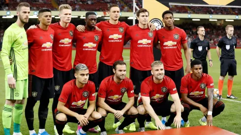 Manchester United, en un partido amistoso ante Milan a mediados de 2019.

