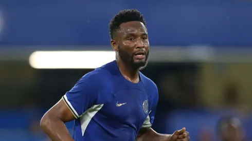 John Obi Mikel, durante un partido de Leyendas con Chelsea en 2023.