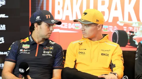 Checo Pérez y Lando Norris.
