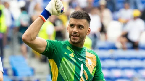 Gerónimo Rulli, arquero de la Selección Argentina olímpica.
