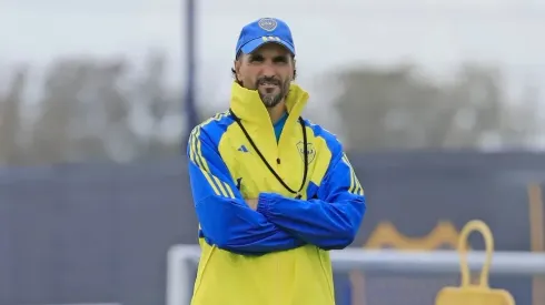 Diego Martínez, el entrenador de Boca.
