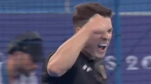 Peillat gritó su gol contra Argentina.