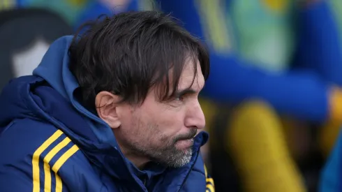 Diego Martínez, el entrenador de Boca Juniors (Getty Images).
