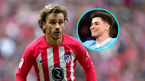 Antoine Griezmann reaccionó a la llegada de Julián Álvarez al Atlético de Madrid.
