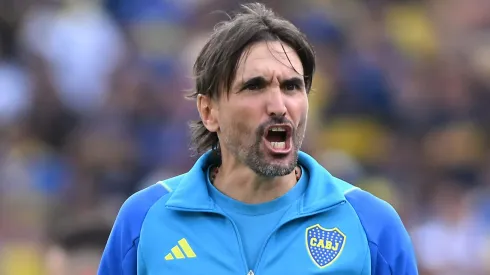 Diego Martínez el DT de Boca.
