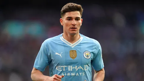 Julián Álvarez en Manchester City.
