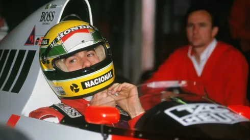 Ayrton Senna, uno de los máximos ídolos de la historia del automovilismo mundial. 
