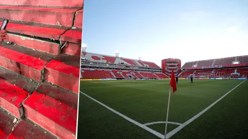 Preocupación en Independiente: se desplazó otra tribuna del estadio Libertadores de América