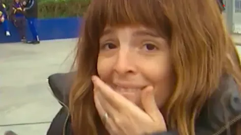 El rostro avergonzado de Dalma Maradona.