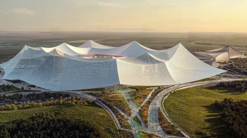 El estadio que se construirá en Casablanca.