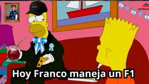 Se viralizaron memes por el debut de Colapinto en Fórmula 1.