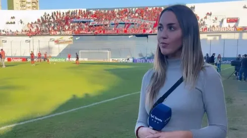 Flor Chiusano, periodista de TyC Sports.
