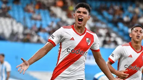 Alexis González, goleador de la Reserva de River.
