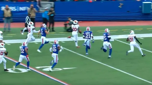 La anotación se dio en el cruce entre los Bills y los Cardinals.