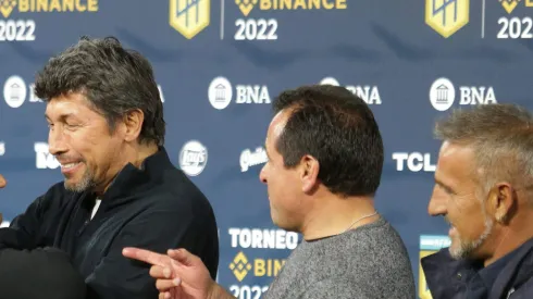 Jorge Bermúdez, Marcelo Delgado y Raúl Cascini, CdF de Boca Juniors.
