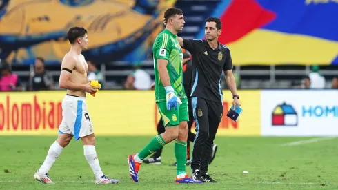 Emiliano Martínez en Barranquilla.
