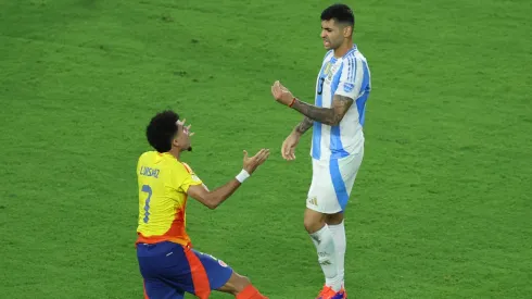 Cuti Romero y un duelo contra Luis Díaz en la final de la Copa América 2024 entre Argentina y Colombia.
