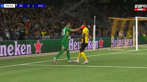 Emiliano Martínez en territorio suizo.