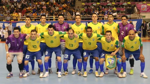 La Selección de Brasil, en el Mundial disputado en su país en 2008.
