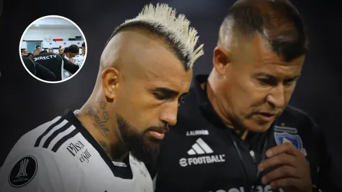 Jorge Almirón y Arturo Vidal fueron parte de la arenga de Colo Colo.