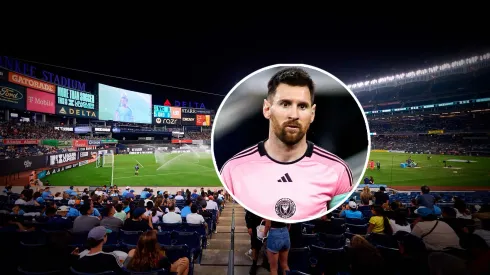 Leo Messi visita al NYCFC.
