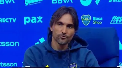 Diego Martínez puso en duda su continuidad en Boca tras la derrota en el Superclásico