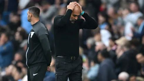 La violenta reacción de Pep Guardiola ante el golazo de Riccardo Calafiori en Manchester City vs. Arsenal