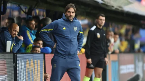 Diego Martínez y su CT durante su paso por Boca
